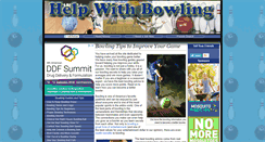 Desktop Screenshot of helpwithbowling.com